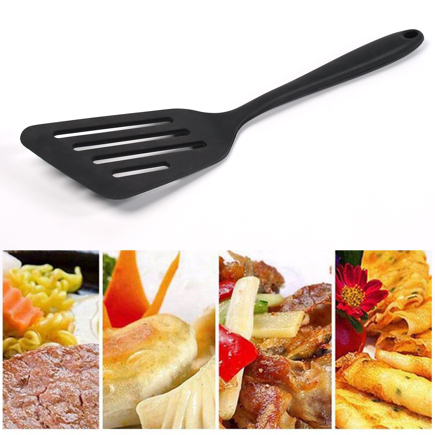5381 Silicon Non-stick Heat Resistant Kitchen Turner Premium Turner ( 1pc ) 5381 Silicon Non-stick Heat Resistant Kitchen Turner Premium Turner ( 1pc )